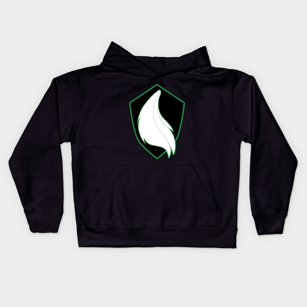 Earth Pony Shield Kids Hoodie by Temrin